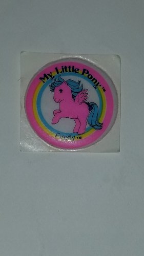 MLP My Little pony Vintage G1 - Firefly Puffy Sticker Pegasus