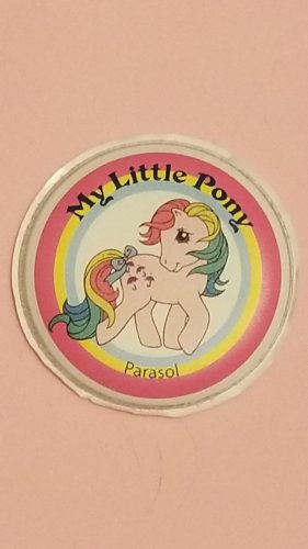 35th Retro G1 Anniversary My Little Pony MLP - Parasol Sticker - The Bridge