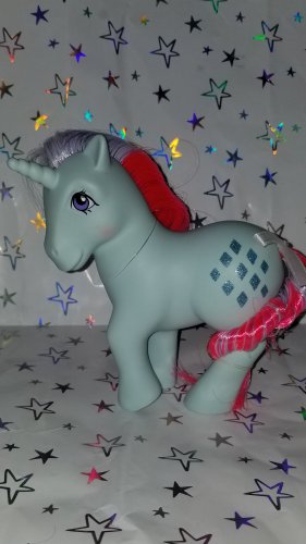 35th Retro G1 Anniversary My Little Pony MLP - unicorn Red Sparkler - The Bridge