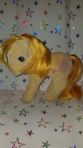 MLP vintage G1  My Little pony So Soft (SS) Crumpet