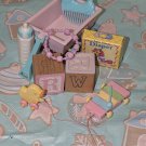 Vintage G1 My Little Pony MLP - BBE baby Ribbon with accessories