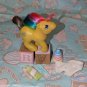 Vintage G1 My Little Pony MLP - FT - baby Tac Toe with accessories first tooth