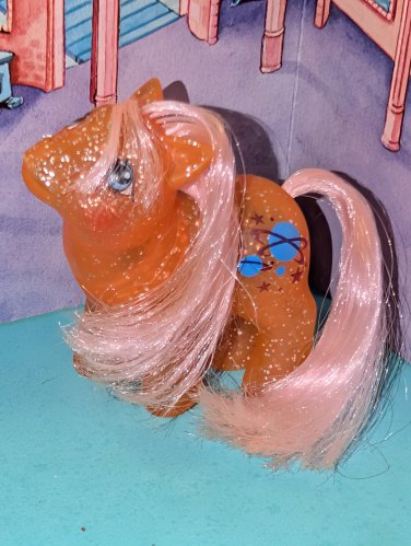 Vintage G1 My Little Pony MLP - Northstar - Glitter / Sparkle
