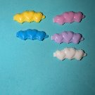 Vintage G1 - My Little Pony - MLP - Barrettes - Brush N Grow - BNG - Hearts