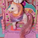 Vintage G2 My Little Pony MLP - Light heart with canopy bed & Comb