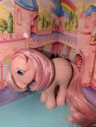 Vintage G 1 My Little Pony MLP - Flat Foot (FF) Collector Pose - Butterscotch2