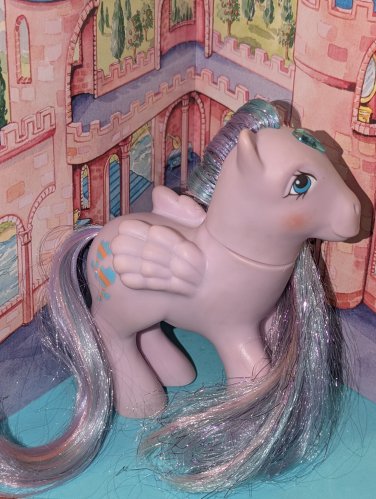 Vintage G 1 My Little Pony MLP - Brush N Grow (BNG) - Princess Brilliant Bloom
