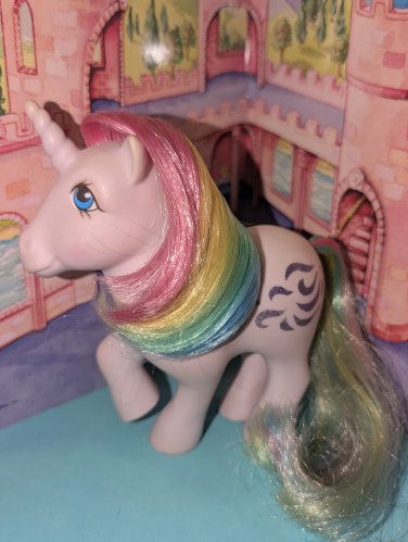 MLP My Little pony Vintage G1 - Windy - Rainbow Unicorn