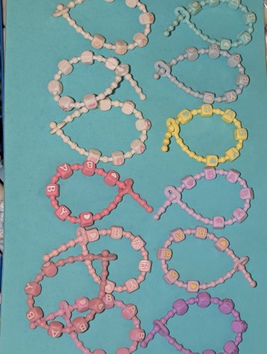My little pony Vintage G1 Accessories: Baby ID Necklaces Rainbow Lot of 14