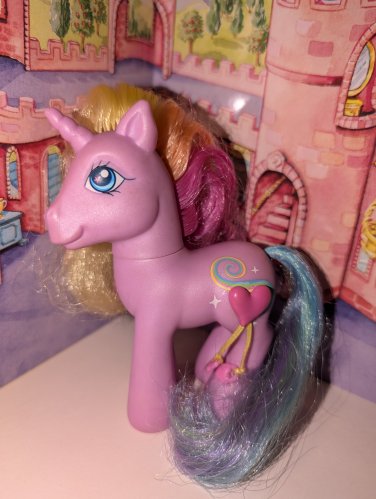 G3  My Little Pony MLP - Rarity - Unicorn - 3D symbol