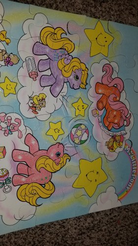 G1 My Little Pony - MLP - Merch - Puzzle - Glitter ponies