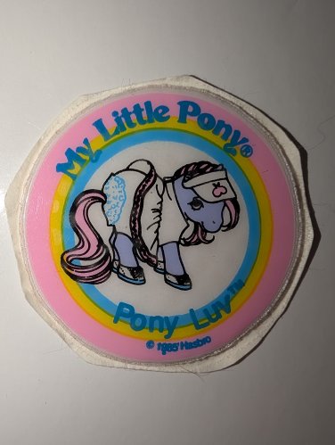 MLP My Little pony Vintage G1 - Sticker - Pony Luv