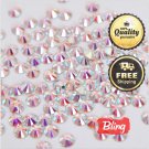 1440pcs Mix Clear Crystal AB Flatback Rhinestone 3D No Hotfix Nail Art Manicure