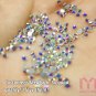 1440pcs Mix Clear Crystal AB Flatback Rhinestone 3D No Hotfix Nail Art Manicure