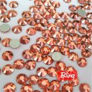 1440pc Rose Gold Rhinestone 3D Nail Decorations Flat Back Non Hotfix Nail Art