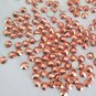 1440pc Rose Gold Rhinestone 3D Nail Decorations Flat Back Non Hotfix Nail Art