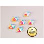 28pcs Rhombus Clear Crystal AB Sew On Rhinestone Glass Crystal Sewing Dresses