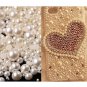 100pcs 10mm Half Round pearl bead ABS Resin scrapbook case crafts DIY Nail art