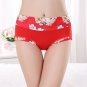 Plus Size Women Underwear Panties Seamless Sexy Briefs Floral Print S XL XXL 4XL