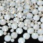 1000pcs Mix Size White Opal Crystal Rhinestone No Hotfix Nail Art Manicure