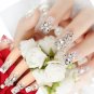 1000pcs Mix Colors Crystal Rhinestone No Hotfix Glue On Nail Art Manicure DIY