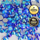 1440pcs Sapphire AB Crystal Rhinestone Flatback No Hotfix Nail Art Manicure DIY