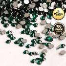 1440pc Emerald Green Nail Art Rhinestones Flatback Non HotFix Rhinestone Crystal