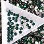 1440pc Emerald Green Nail Art Rhinestones Flatback Non HotFix Rhinestone Crystal