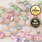 800pcs Mix colours Opal Rhinestone Flatback Nail Art Crystal Manicure DIY