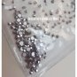 1440pc Mine Silver Rhinestone 3D Nail Decorations Flat Back Non Hotfix Nail Art