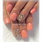 1440pc Mine Silver Rhinestone 3D Nail Decorations Flat Back Non Hotfix Nail Art
