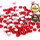 1440pc Siam Red Rhinestone 3D Nail Decorations Flat Back Non Hotfix Nail Art