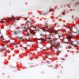 1440pc Siam Red Rhinestone 3D Nail Decorations Flat Back Non Hotfix Nail Art