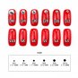 1440pc Siam Red Rhinestone 3D Nail Decorations Flat Back Non Hotfix Nail Art