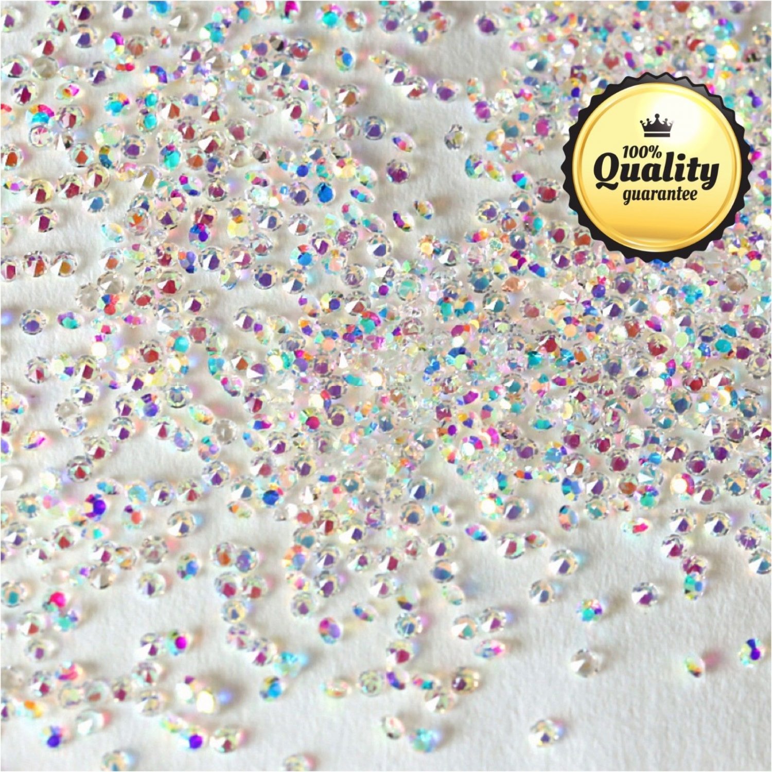 1440pc Crystal AB Pixie 3D Nail art Micro Zircon Mini Rhinestones manicure beads