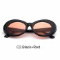 Kurt Cobain Eyewear Clout goggles Retro Vintage Oval Round Sunglass Shade unisex