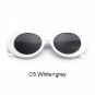 Kurt Cobain Eyewear Clout goggles Retro Vintage Oval Round Sunglass Shade unisex