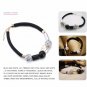 eManco Statement Black & White Wood Beads Choker Necklace Minimalist Ethnic