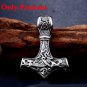 Thor Hammer Mjolnir Viking Amulet Hammer Scandinavian Pendant Norse necklace Men