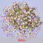 50pc Multi Shape Drop Heart Crystal AB Glass Nail Art Rhinestones Glue No Hotfix