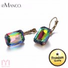eManco Crystal AB Rhinestone Drop Earrings women Minimalist Geometric Create