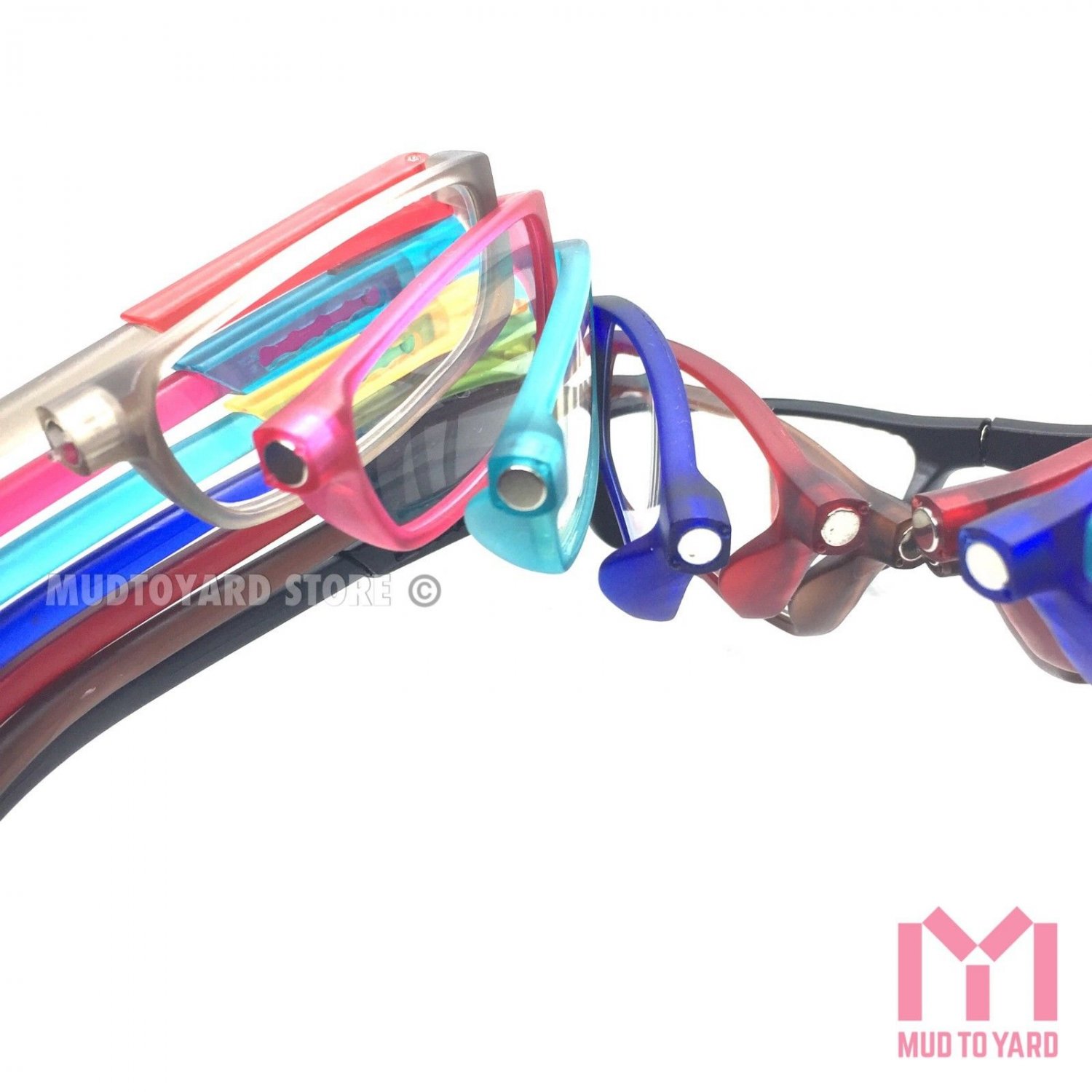 Unisex Front Reading Glasses Neck Hanging Click Presbyopia Glass