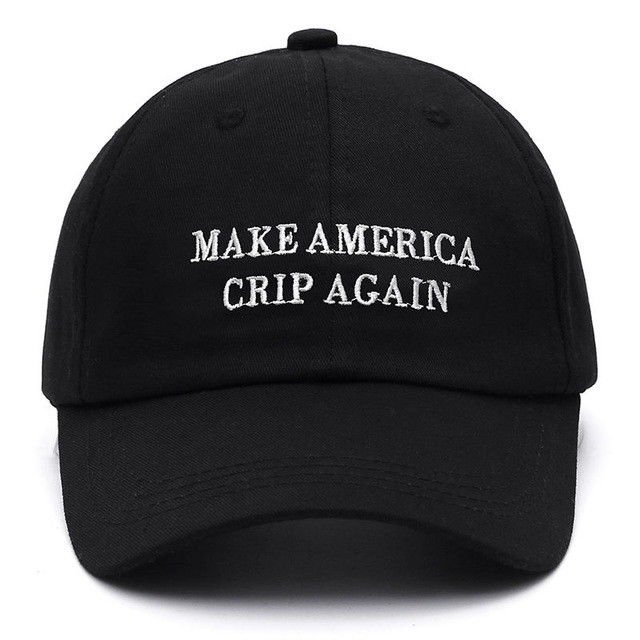 MAKE AMERICA CRIP AGAIN Baseball Cap Snapback 2016 Donald Great ...