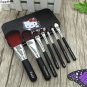 Hello Kitty Travel Makeup Brush Set Foundation Eye Shadow Liner Brushes BB Cream