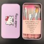 Hello Kitty Travel Makeup Brush Set Foundation Eye Shadow Liner Brushes BB Cream