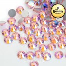 1440pc Light Pink AB Crystal Rhinestone Flatback No Hotfix Nail Art Manicure DIY