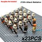 23pcs Star Wars Stormtrooper Snowtrooper 501st Legion Mini Figure Block Brick