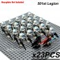23pcs Star Wars Stormtrooper Snowtrooper 501st Legion Mini Figure Block Brick