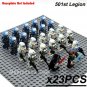 23pcs Star Wars Stormtrooper Snowtrooper 501st Legion Mini Figure Block Brick