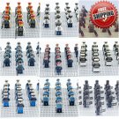 20pcs Police Force Military Soldiers Horse Weapons Brick Toys Mini Figure Blocks